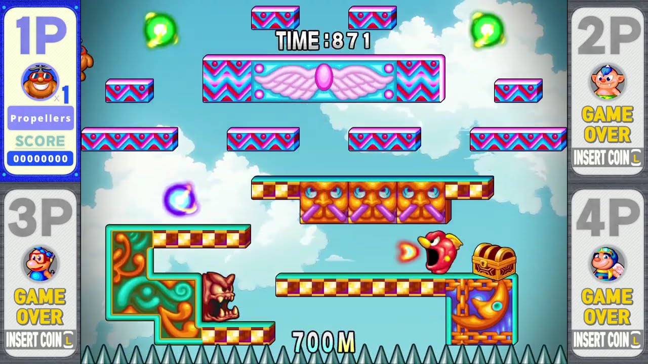 스노우 브라더스 2 스페셜 스카이런 프로펠러 날먹 Snow Bros. 2 Special Sky Run