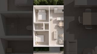 Minimalist Floor Plan | Functional &amp; Stylish Home Layout l #shorts #trending #home #homedecor