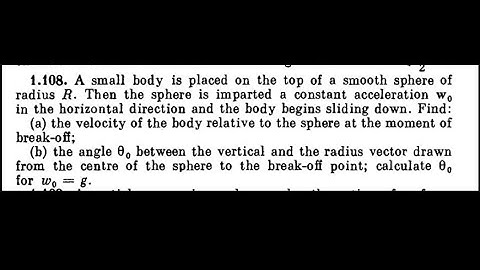 CIRCULAR MOTION JEE ADVANCE LEVEL QUESTION || I.E.Irodov CIRCULAR MOTION