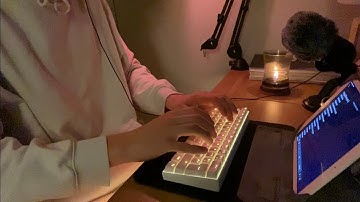 30 Min Keyboard Typing Sounds ASMR To relax, Study or Sleep (no talking, no music, no mid-roll ads)