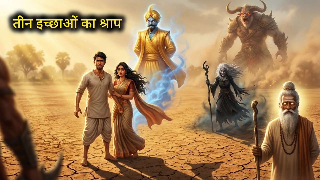 तीन इच्छाओं का श्राप #hindistories #fairytalesstory 