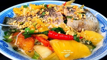 cách nấu CANH CHUA CÁ RÔ thơm ngon tại nhà - Hữu Quốc món ngon dễ làm
