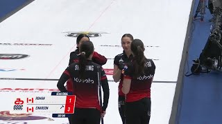 Crown Royal Players' Championship | Kerri Einarson scores a wild two in the SF
