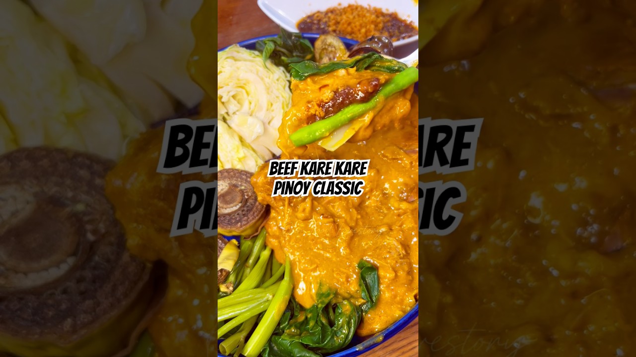 Easy Beef Kare Kare | Pinoy Classic Recipe | Our Food Lovestory