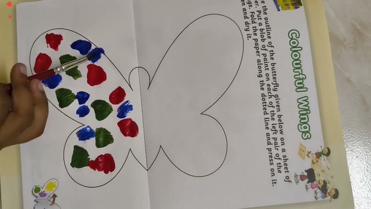 Fun games for kids with paints 