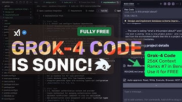 Grok-4 Code (Sonic - Fully Tested): This FREE STEALTH Model is Grok-4 Code & It