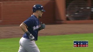 MIL@STL: Perez cuts the lead to 9-8 in the 9th