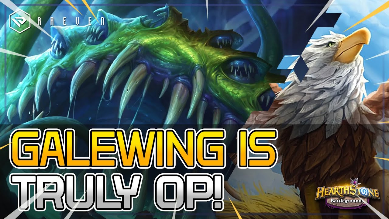 GALEWING IS TRULY OP | Hearthstone Battlegrounds (21.0) | GVeRaeveN