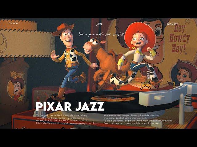 Playlist | 픽사, 재즈 🏰 들으면 기분 좋아지는 픽사 OST 모음 ✨ | PIXAR JAZZ