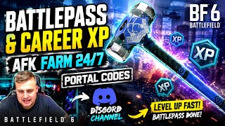 BF6 BATTLEPASS & CAREER XP AFK FARM 24/7 // PORTAL CODES DISCORD CHANNEL // BATTLEFILED 6