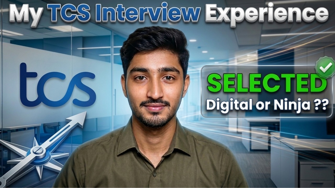 FinalIy I Got SELECTED by TCS! 🥳| TCS NQT 2026 | My Full Interview ...