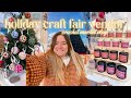 holiday craft fair 🎄| crochet market vlog | small business pop up shop