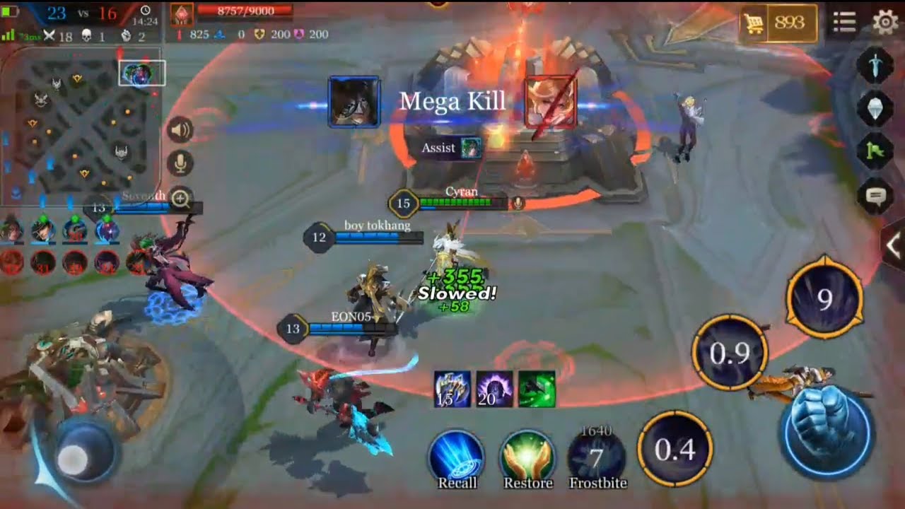 AoV Zanis Mega Kill

