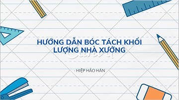Hướng dẫn bóc khối lượng nhà xưởng_Bài 5: Bê tông, ván khuôn lót, đài móng
