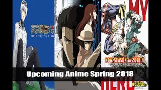 upcoming anime spring 2018