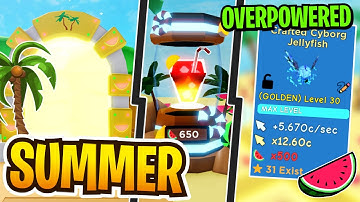 NEW OVERPOWERED SUMMER EVENT 🌴 EASY OP PETS!!! | ROBLOX CLICKER SIMULATOR UPDATE
