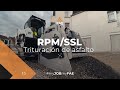 Fresadora de carreteras de dientes fijos para mini cargadoras de hasta 135 CV