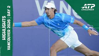Andrade vs Popyrin; Rice vs Llamas Ruiz | Vancouver 2026 Day 2 Highlights