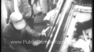 NASA Gemini 10 Space Mission 1966 newsreel archival footage   www.PublicDomainFootage.com