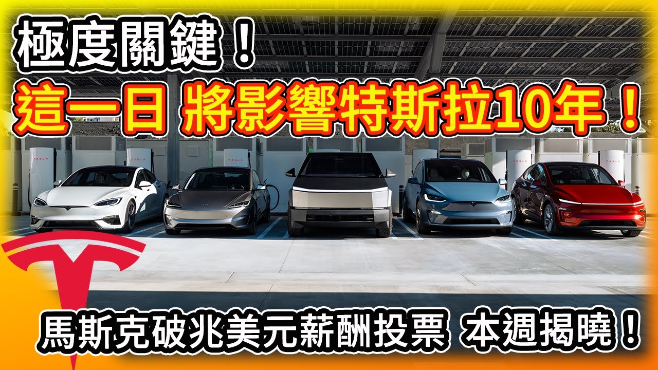 極度關鍵！這一日 將影響特斯拉接下來的10年！馬斯克破兆美元天價薪酬方案 投票在即！對TESLA有何影響？為什麼大家這麼緊張？
