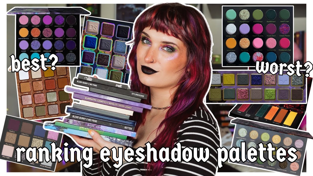 рейтинг моих последних 12 палитр