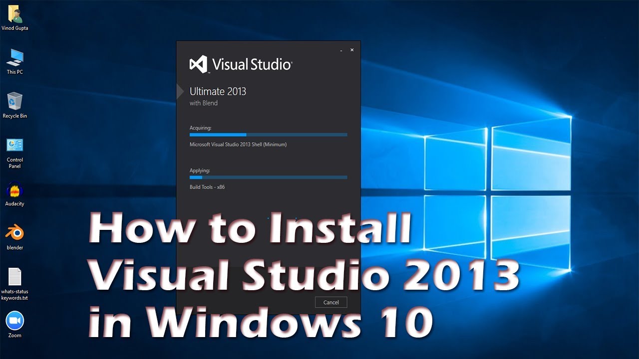 download visual studio for windows 10
