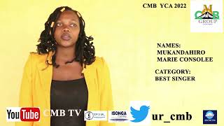 BEST SINGER NOMINEE IN CMB YOUTH CHALLENGE AWARDS 2022