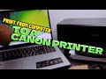 How to Print Your Document From A Computer or PC To A Canon Print| Print Tutorial