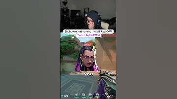 I need to change my name💀 🟣RealC4M on Twitch🟣 #gaming #valorant #twitch #valorantclutchmoments
