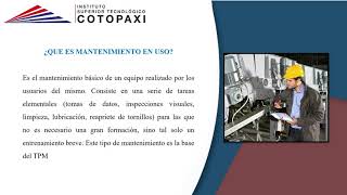 TIPOS DE MANTENIMIENTO CORRECTIVO Y OTROS MANTENIMIENTOS