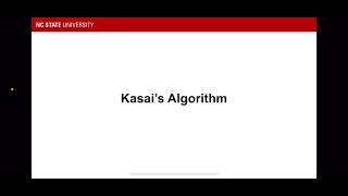 Longest Common Substring problem linear time solution using DC-3 and Kasai’s algorithm