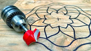 Own skills and own ideas to make great wood carving designs