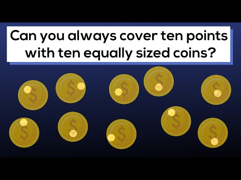 同じサイズの（重ならない）コイン10枚で常に10ポイントをカバーできますか？