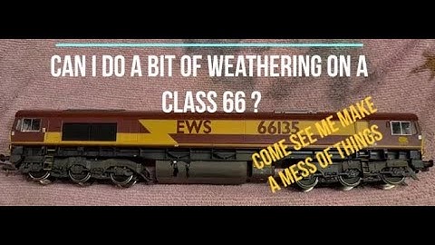 Weathering a class 66