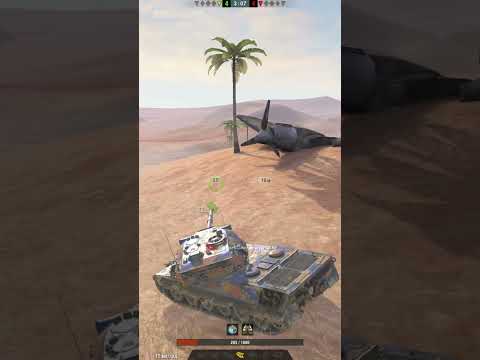 XM66F Azimuth vs CC 1 Mk. 2 #wotblitz #worldotanksblitz #wotb #tanks