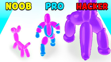 NOOB vs PRO vs HACKER - Balloon Pop Runner