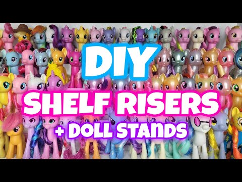 DIY - How To Make Shelf Risers & Doll Stands