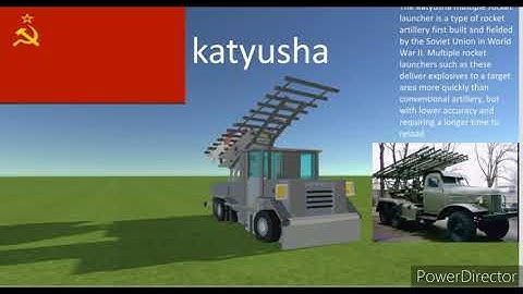 WW2 SOVEIT rocket artillery katyusha. build simple sandbox 2