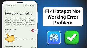 Hotspot Error Not Working Problem Solve || Fix Hotspot Not Working Error Problem (2025)
