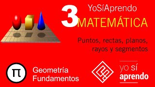 3 Puntos, rectas, planos, rayos y segmentos