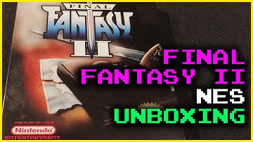 Final Fantasy II NES Unboxing (FF2) | What