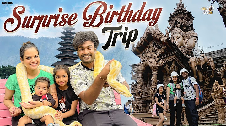 Surprise Birthday Trip || Mahishivan || Tamada Media