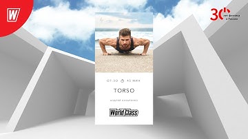 ТORSO с Андреем Кухаренко | 2 мая 2023 | Онлайн-тренировки World Class