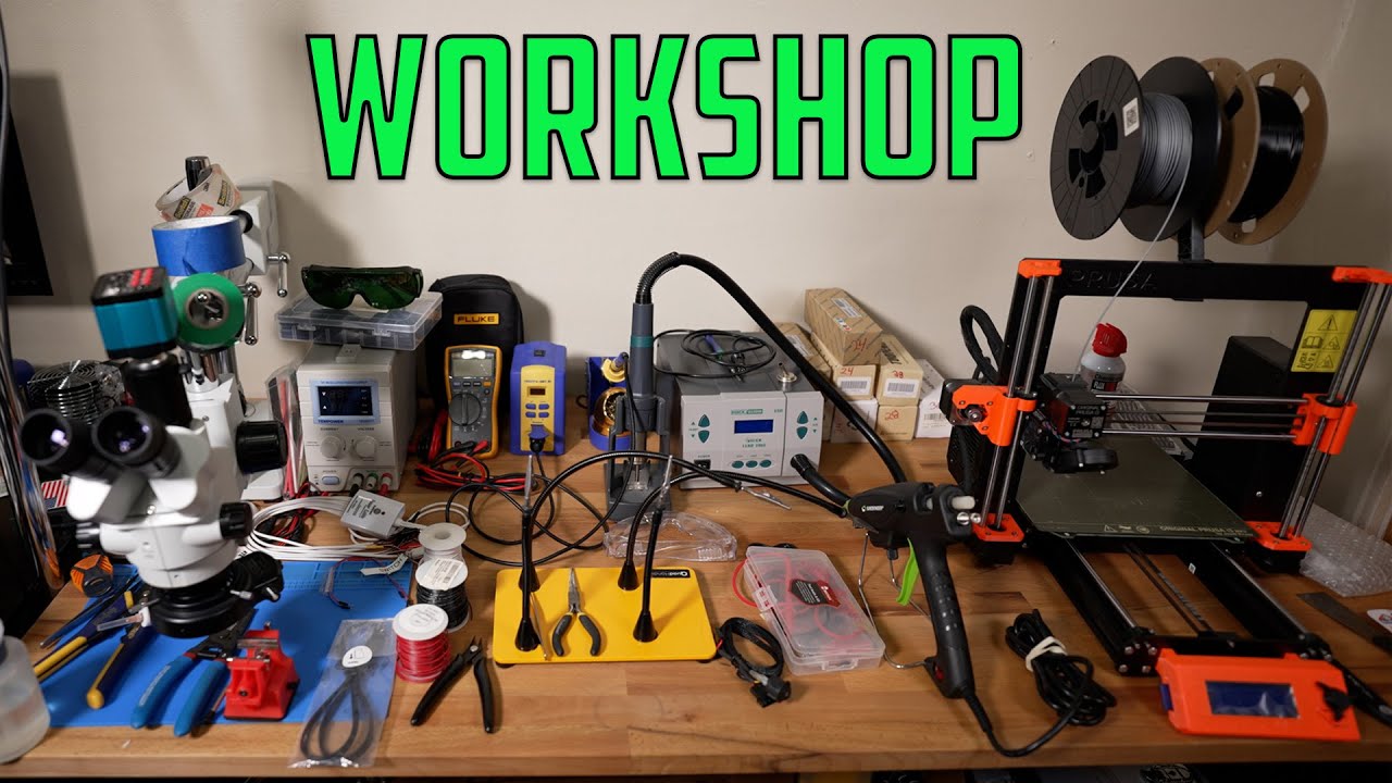 Electronics Workshop Upgrade - YouTube