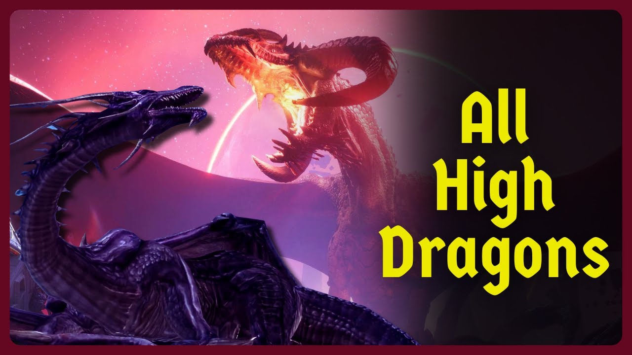 Dragon Age - All High Dragons (Origins, 2, Inquisition, Veilguard, All DLC)