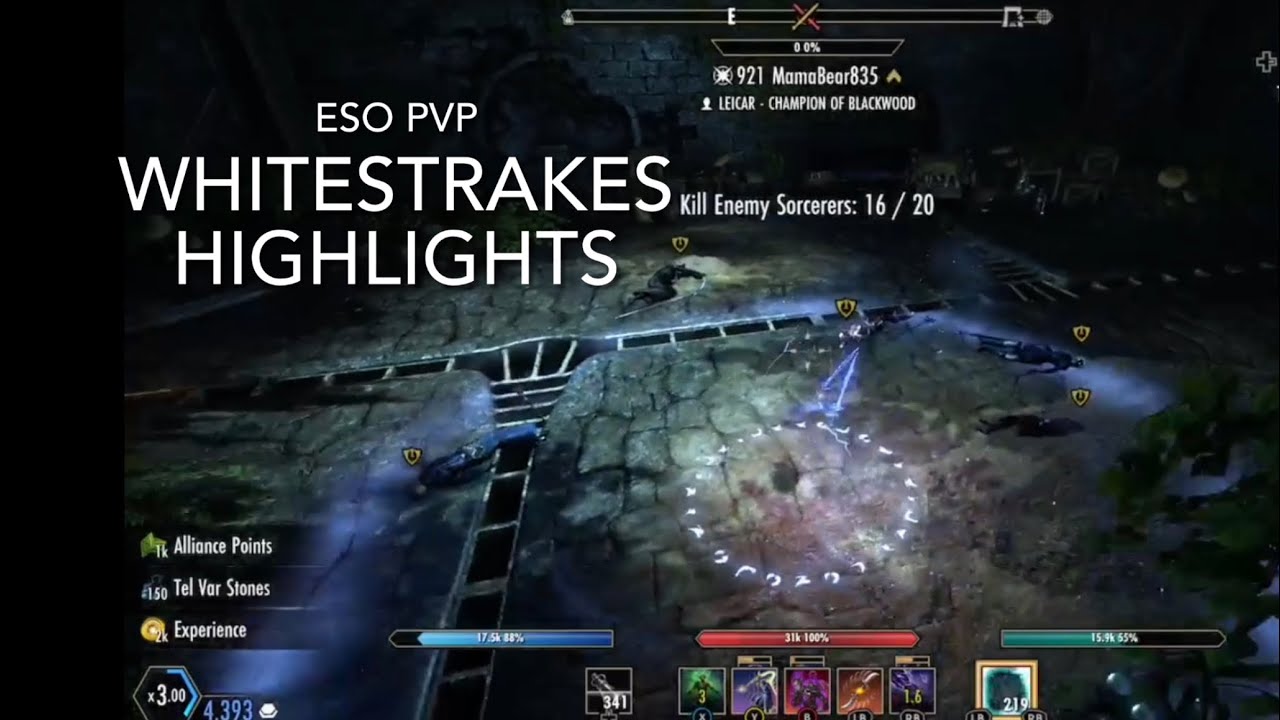 ESO Stamsorc PVP: Whitestrakes Highlights!