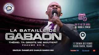 La Bataille De Gabaon -Jeudi 25042019