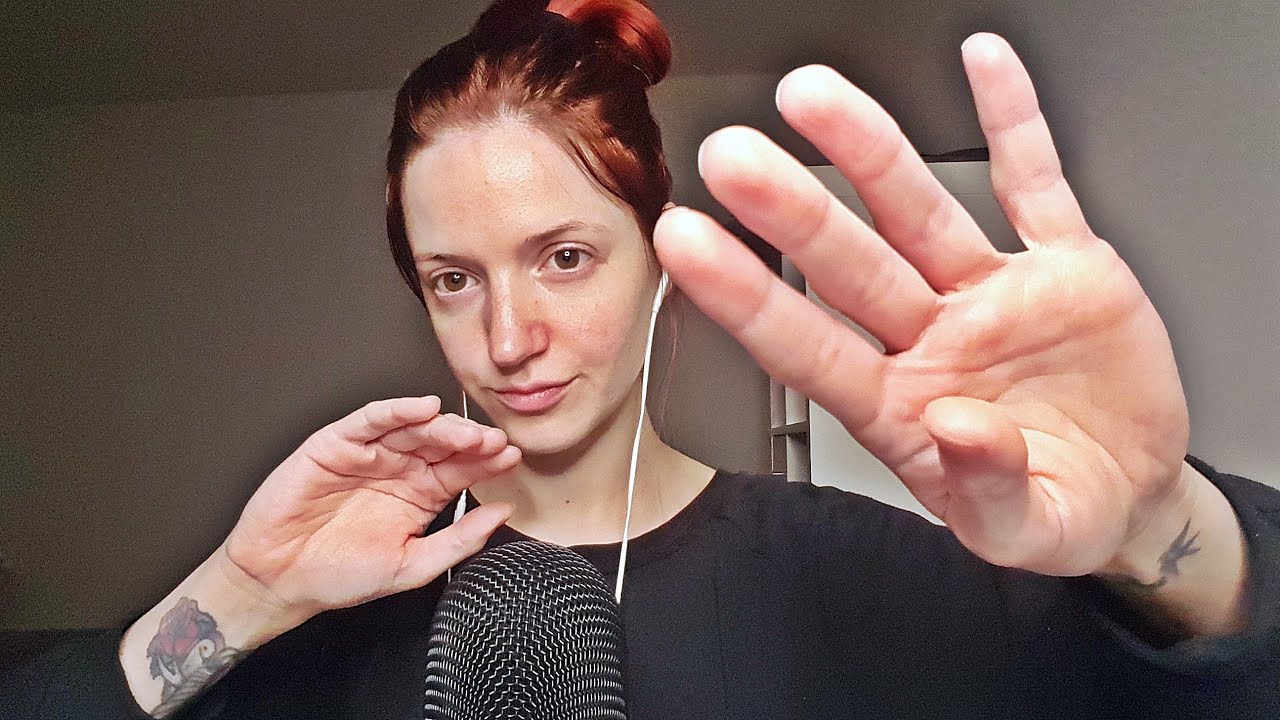 ASMR sensitive hand sounds, wooden blocks, tapping and whispering your ...