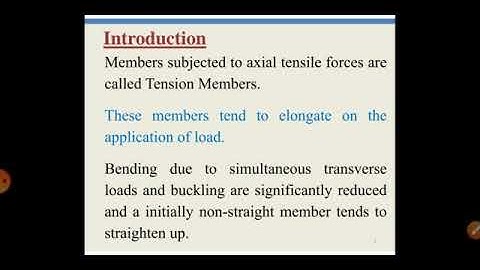 Lecture 5(Part 1/3): Calculation of Net Area in tension members