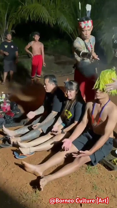 Ritual Lecek Basi Pasukan Tangkitn Janawi West Kalimantan #borneo #dayak #borneo #spritual #ikn
